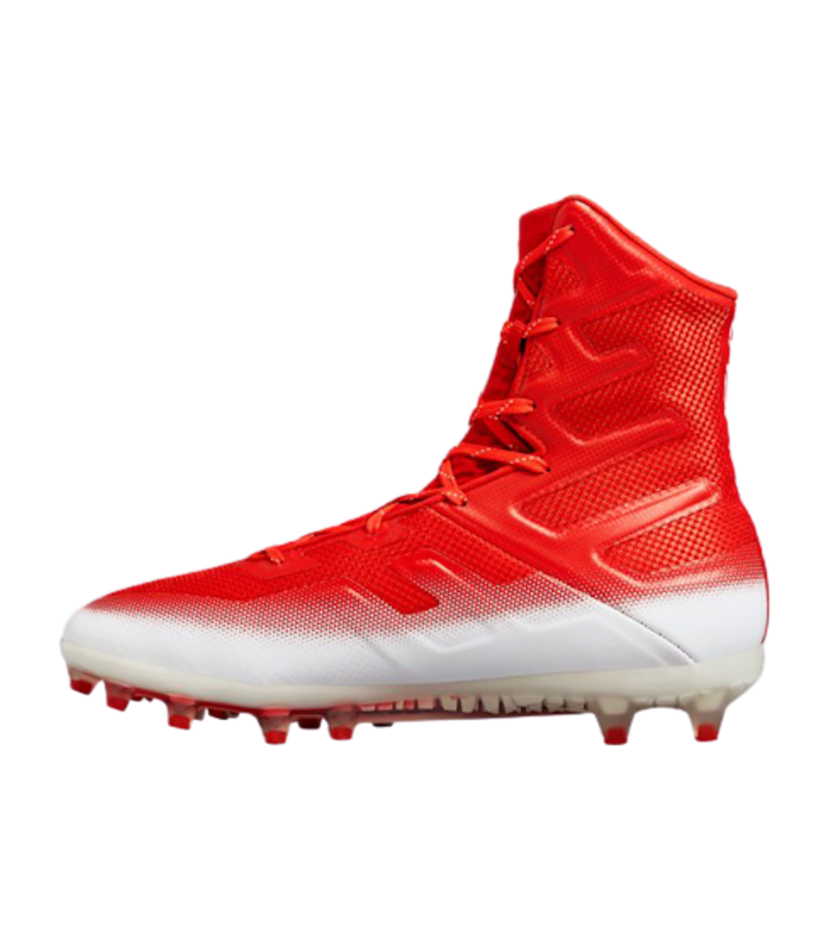 Under Armour Highlight MC High Top Football Cleat Red White 3000177-601 Size 12 